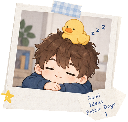 Daddy Duck และเป็ดน้อยในกรอบโพลารอยด์